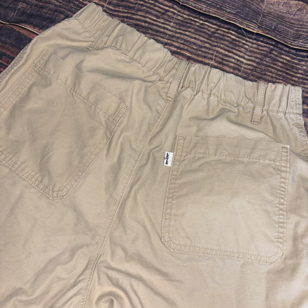Levi's Pleated Balloon Leg Utility Pants Womens Size 25 Tan Tapered High Waisted - Picture 8 of 8